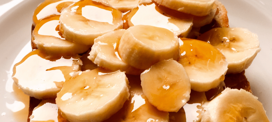 Bananen-Honig-Toast: Energiekick vor dem Wettkampf