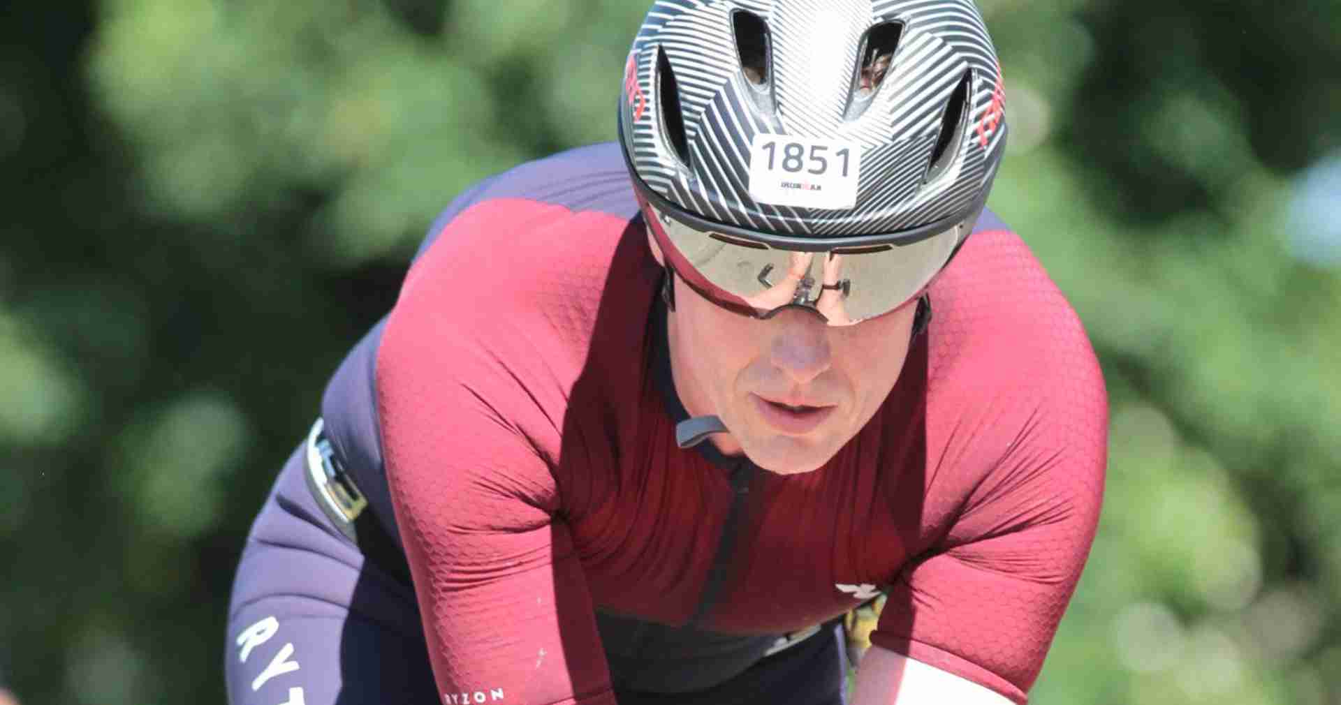 Markus beim Radfahren